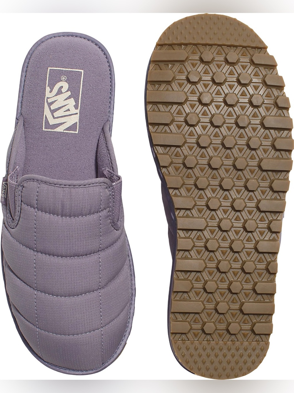 Vans Women's Quilted Slip-On Clog in Lavender Purple